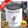IRON GARD 1L Enamel Paint HITACHI CAB GREY Excavator Dozer Skid Bucket Auger Dig #1 small image