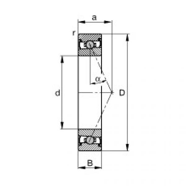 FAG Spindle bearings - HCS7011-E-T-P4S #1 image