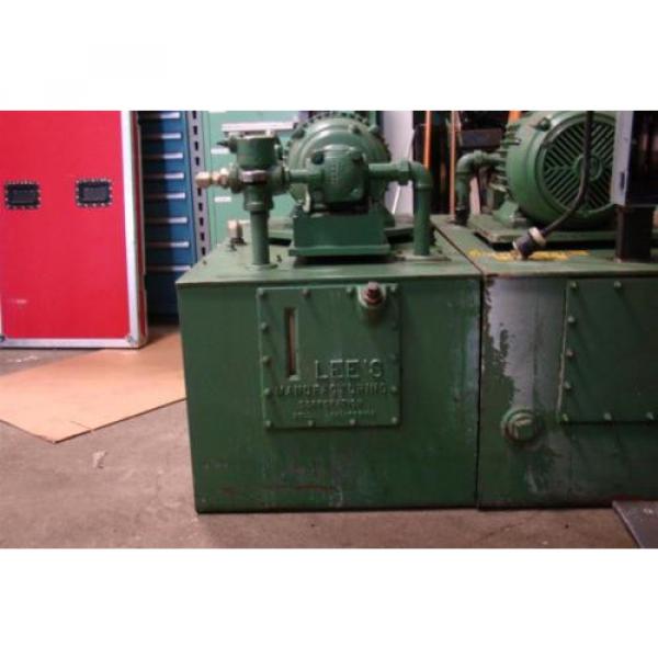 Lee&#039;s Manufacturing Hydraulic Pump Unit 10HP 3PH 284U72700 #2 image