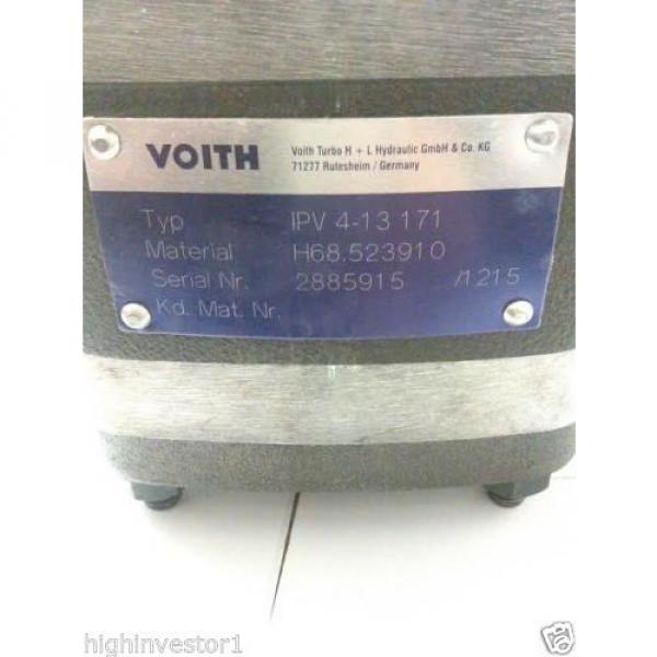 VOITH PUMP TYPE 1PV4/13.171  MATERIAL H68.523910 #2 image