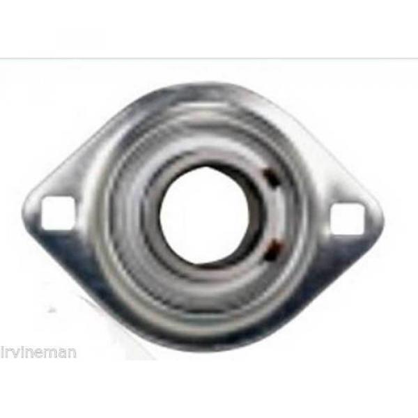 FHPFLZ203-11 Bearing Flange Pressed Steel 2 Bolt 11/16&#034; Inch Bearings Rolling #2 image