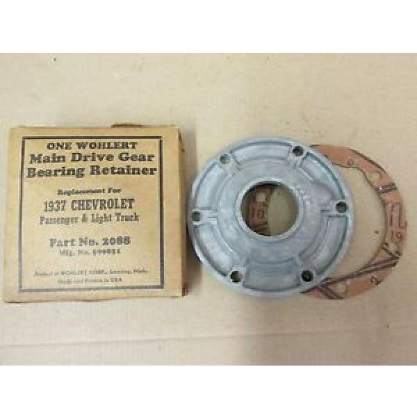 NOS 1937 CHEVY CAR &amp; TRUCK TRANSMISSION FRONT BEARING RETAINER GEAR TRANS #1 image
