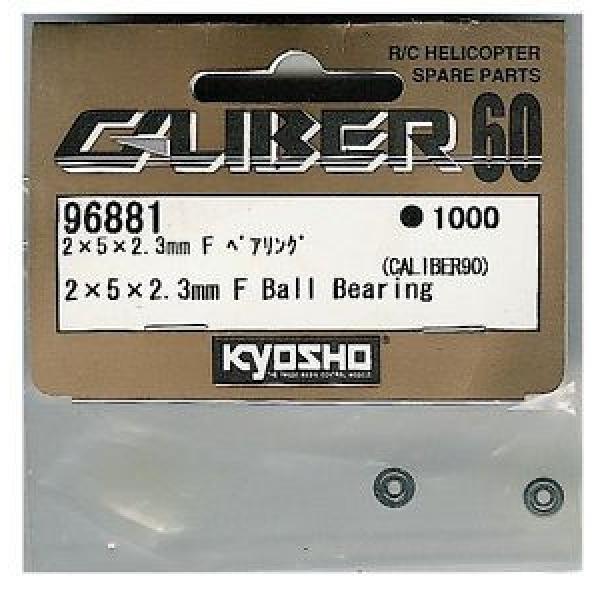 KYOSHO CALIBER 90 HELICOPTER 2x5x 2.3mm 2x5x2.3mm 2x5 FLANGED BEARING SLOT CAR 2 #1 image