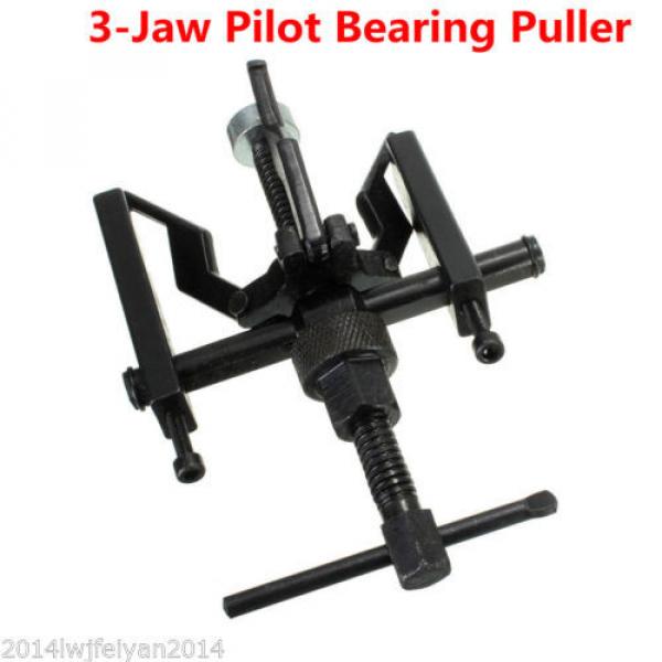 3 Jaw Pilot Bearing Puller Car Motorcycle Bushing Gear Extractor Removing Tool #1 image