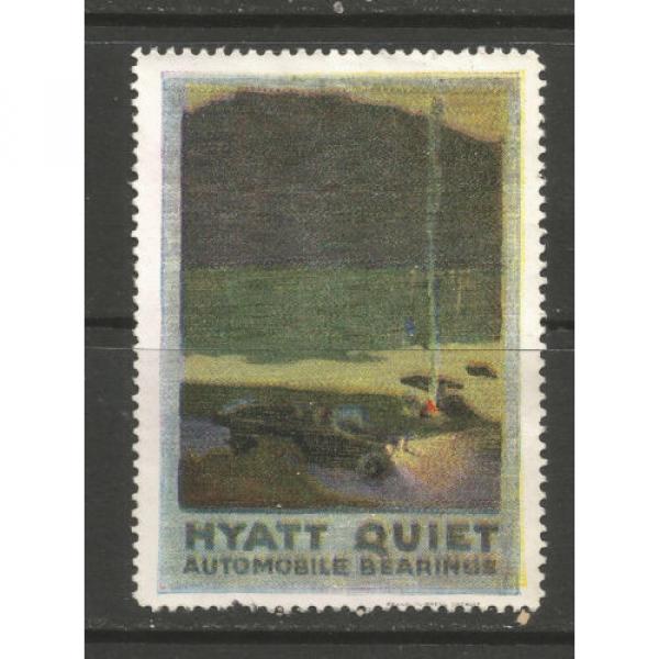 USA Hyatt Quiet Automobile Bearings advertising stamp/label #1 image