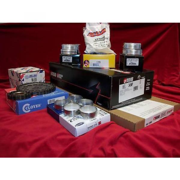 Chevy Car* 305/5.0/5.0L Engine Kit Pistons+Rings+Bearings+Timing+Gaskets 87-93 #1 image