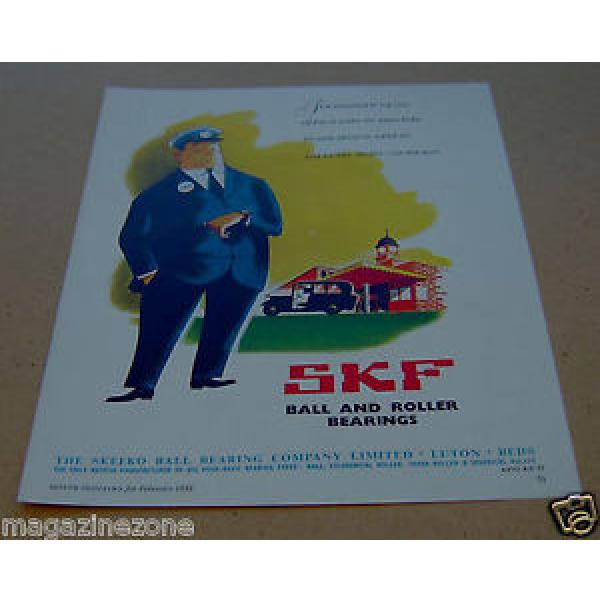 SKEFKO Ball Bearing Company SKF original magazine advert from / dated  Feb 1959 #1 image