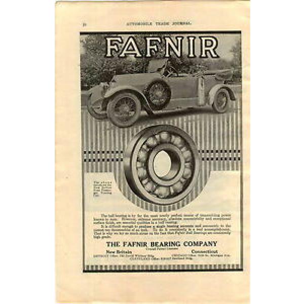 1920 AD ReVere 4 Passenger Touring Fafnir Bearings Auto Car Automobile #1 image