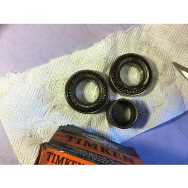 car wheel bearing set pair with spacer LM48548 boxed incomplete set UKPost £3 #4 image