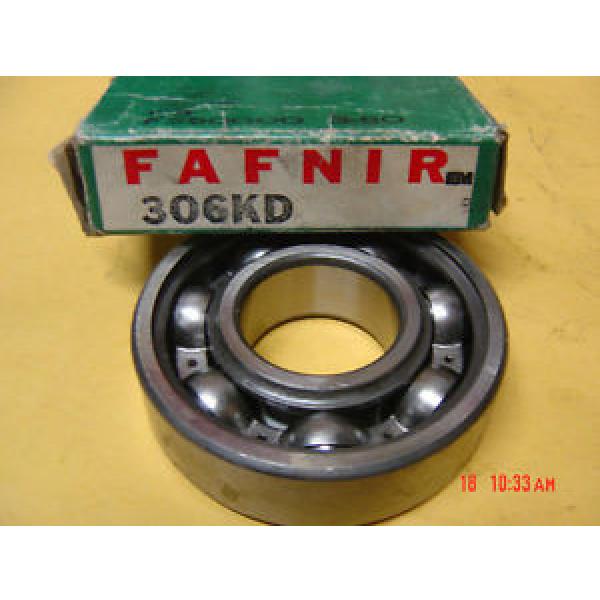 Fafnir 306KD Single Row Radial Ball Bearing #1 image