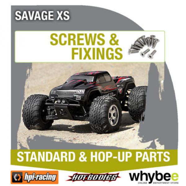 HPI SAVAGE XS [Screws &amp; Fixings] Genuine HPi Racing R/C Standard &amp; Hop-Up Parts! #1 image