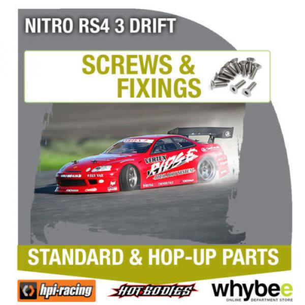 HPI NITRO RS4 3 DRIFT [Screws &amp; Fixings] Genuine HPi Racing R/C Parts! #1 image