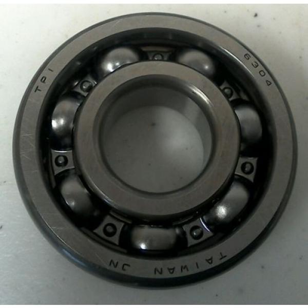 New 6304 TPI Open  20x52x15 Radial Ball Bearing #1 image