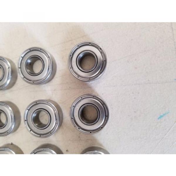 Lot 16 Quality Shielded 9mm-22mm-7mm 9 x 22 x 7 Deep Groove Radial Ball Bearings #2 image