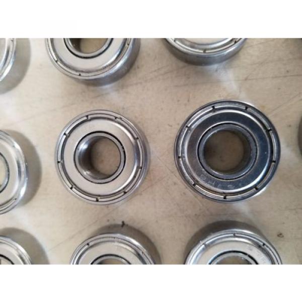 Lot 16 Quality Shielded 9mm-22mm-7mm 9 x 22 x 7 Deep Groove Radial Ball Bearings #3 image