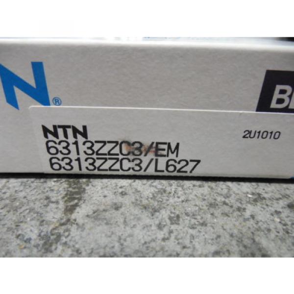 NEW NTN 6313ZZC3/EM Single Row Deep Groove Radial Ball Bearing 6313ZZC3/L627 #2 image