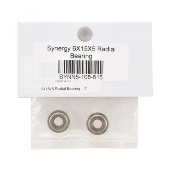 SYN-108-615 Synergy 6x15x5mm Radial Bearing Set (2) #2 image
