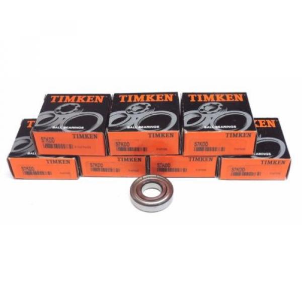 LOT OF 7 TIMKEN S7KDD DEEP GROOVE RADIAL BALL BEARINGS #1 image
