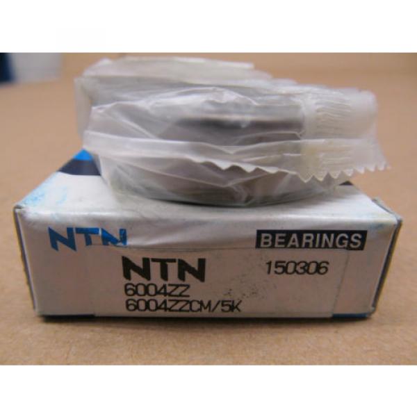 1 NIB NTN 6004ZZ RADIAL/DEEP GROOVE BALL BEARING -METRIC, 20MM ID, 42MM OD #2 image