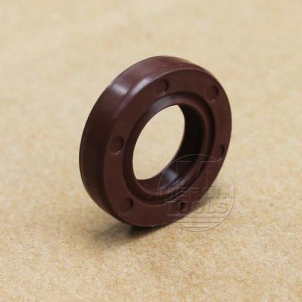 Select Size ID 16 - 20mm TC Double Lip Viton Oil Shaft Seal with Spring #3 image