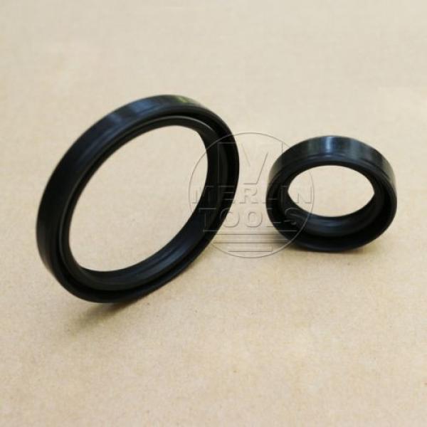 Select Size ID 19 - 20mm TC Double Lip Rubber Rotary Shaft Oil Seal with Spring #5 image