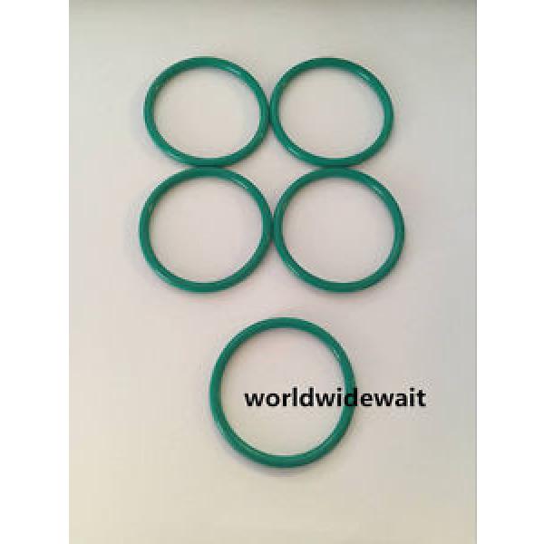 5 x Industrial Green Fluorine Rubber O Ring Oil Seal 210mm Outer Dia 3.1mm Thick #1 image