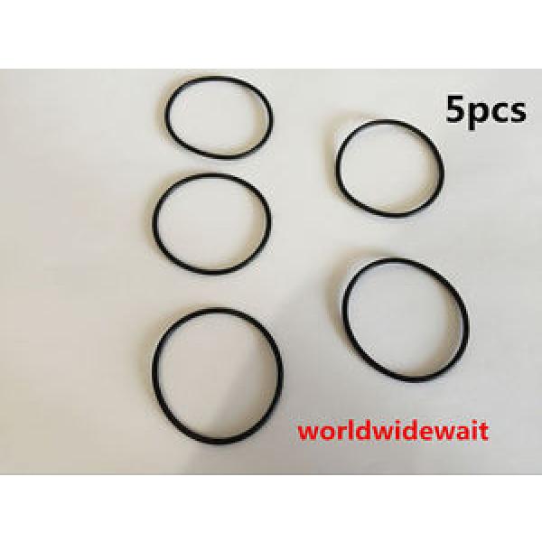 5 X 115mm Outside Dia 2.4mm Thickness Rubber Oil Filter Seal Gaskets Black #1 image