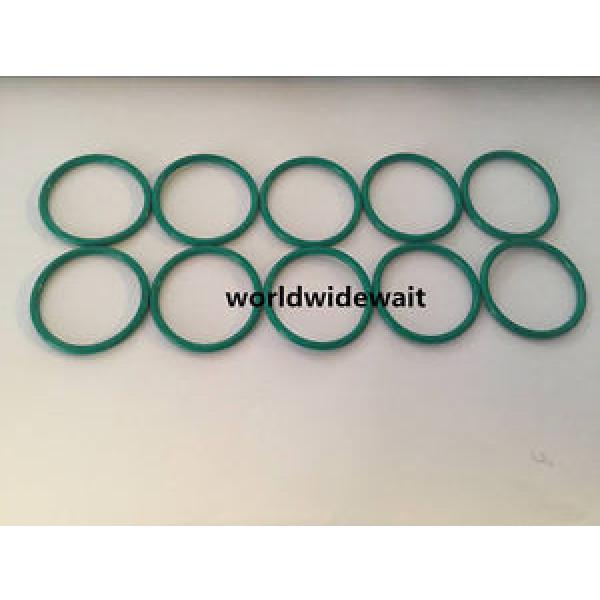 10PCS 30/32/33/34/35/36/37mm OD 2.4mm Thick Flexible Green Viton O Ring Oil Seal #1 image