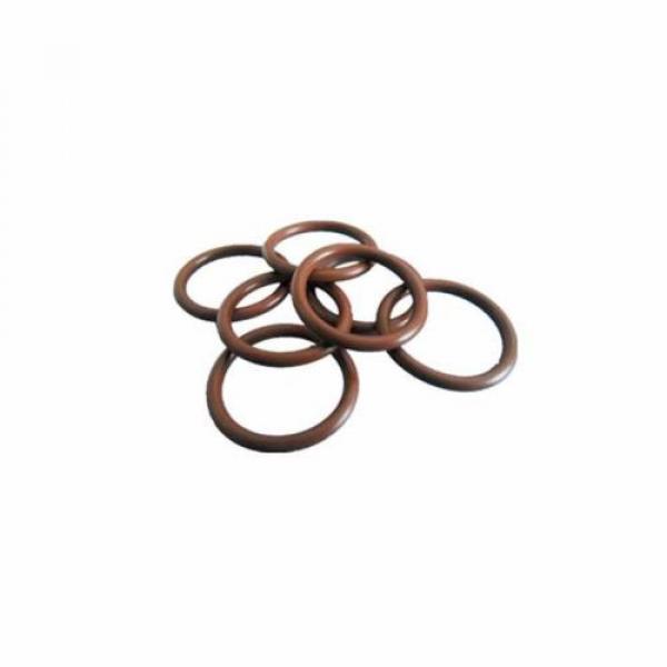 2PCS Oil Resistant FKM Seal Fluorine Rubber 3.1mm Sealing O-Ring Brown 36-65mm #1 image
