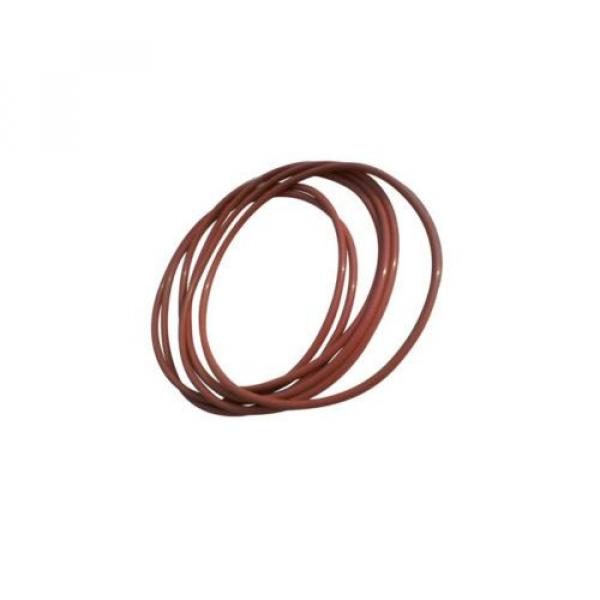 2PCS Oil Resistant FKM Seal Fluorine Rubber 3.1mm Sealing O-Ring Brown 36-65mm #2 image