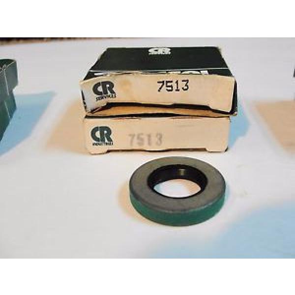 LOT OF 2  NEW CHICAGO RAWHIDE OIL SEALS 7513 CR Free Shipping #1 image