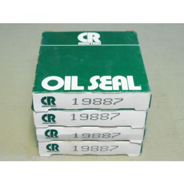 BRAND NEW - LOT OF 4x PIECES - CR Chicago Rawhide 19887 Oil Seals #1 image
