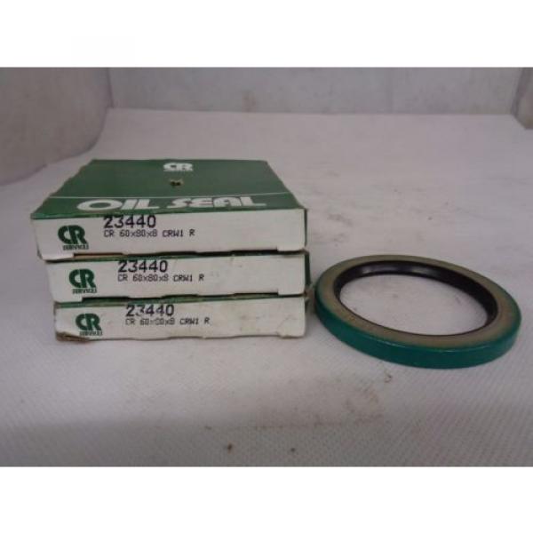 NEW LOT OF 3 CHICAGO RAWHIDE CR 23440 OIL SEAL #1 image