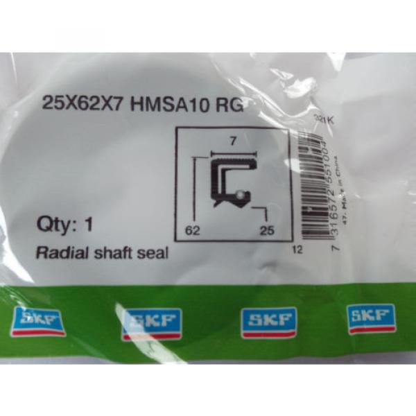 Oil Seal SKF 25x62x7mm Double Lip R23/TC #2 image