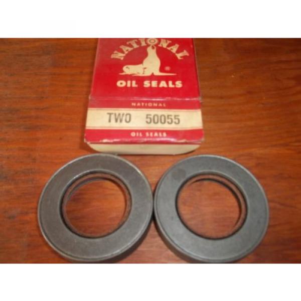 NEW NATIONAL OIL SEALS SET OF TWO 50055 OIL SEAL #2 image