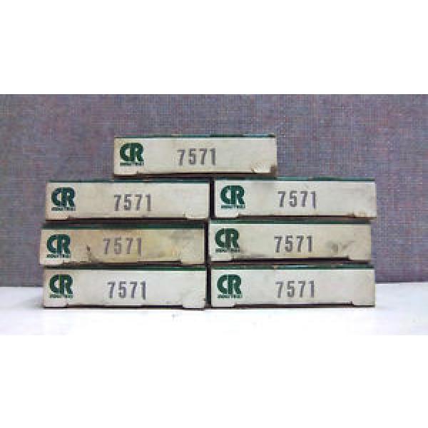 LOT OF 7 CR CHICAGO RAWHIDE OIL SEALS 7571 NEW 7571 #1 image