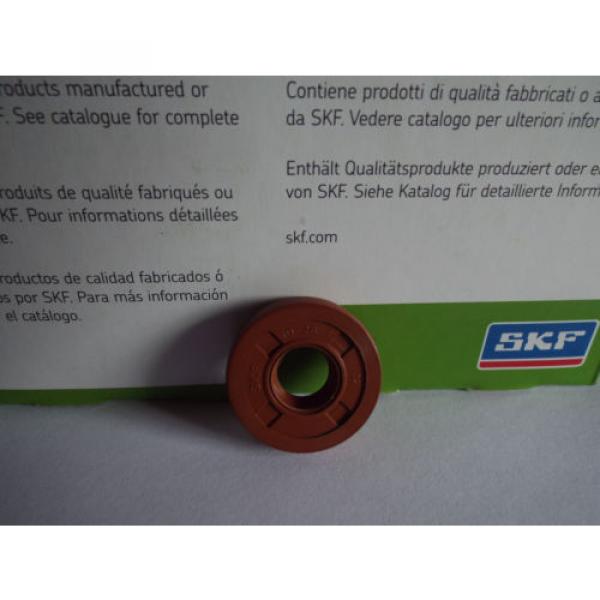 Oil Seal SKF Viton 10x26x7mm Single Lip R21/SC #1 image