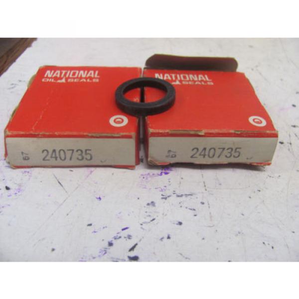 LOT OF 2 national 24035 oil seal #1 image