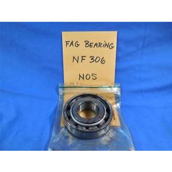 Norton NOS / RHP 30x72x19  Fag Bearing NF306  N593 #1 image